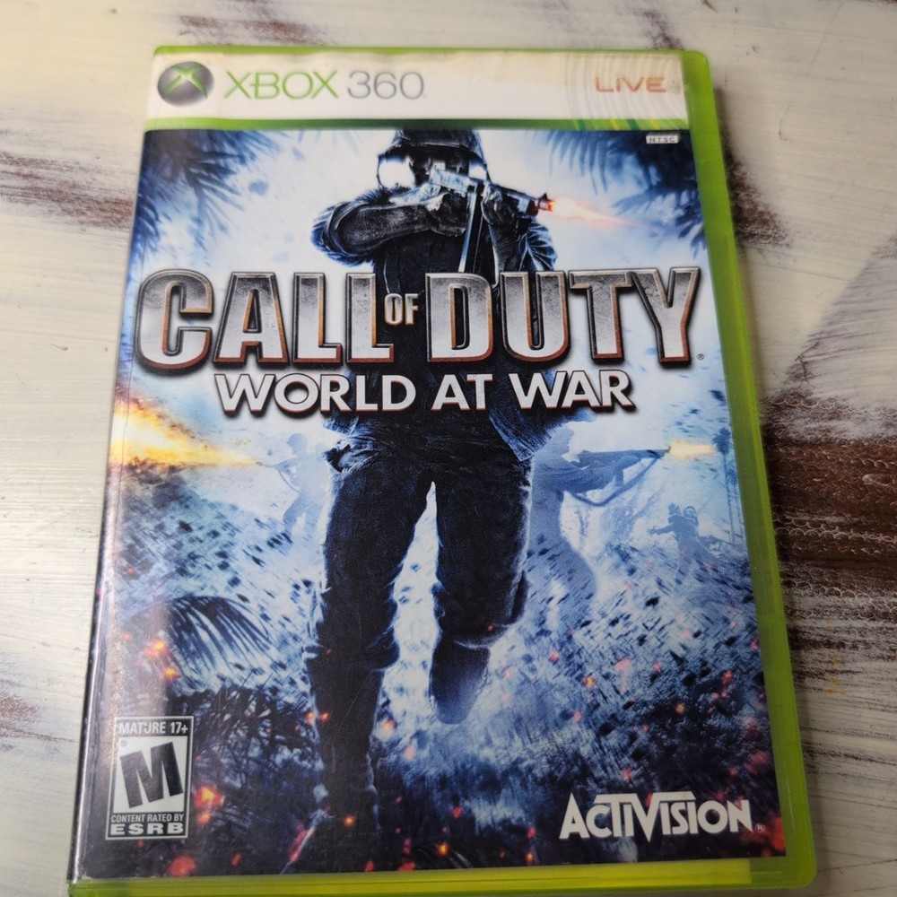 Call Of Duty: World At War (Microsoft Xbox 360, 2008) Complete CIB Tested
