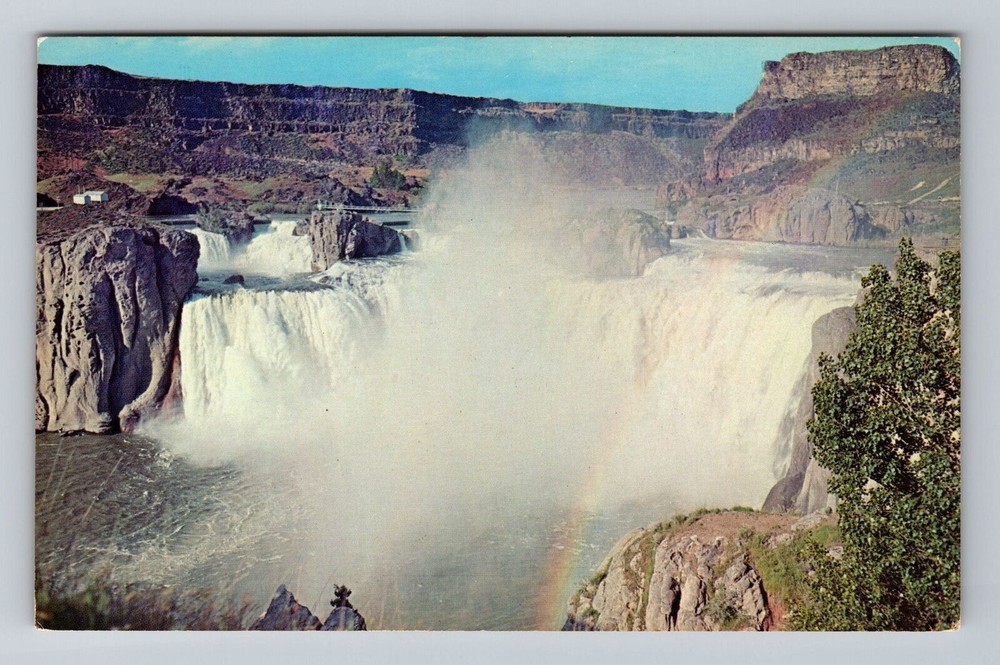 Idaho ID Snake River Shoshone Falls Vintage Postcard