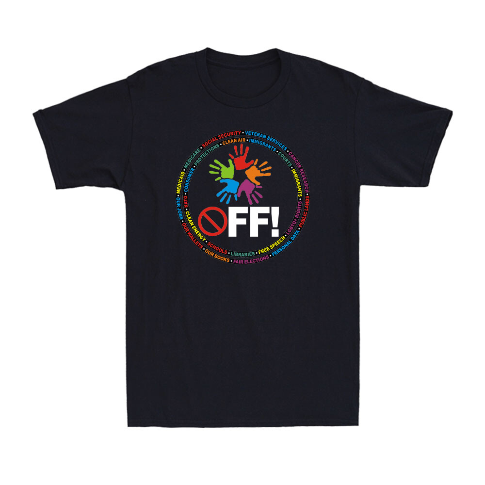 Hands Off Social Security And Medicare Protest Save 2025 Political Men's T-Shirt