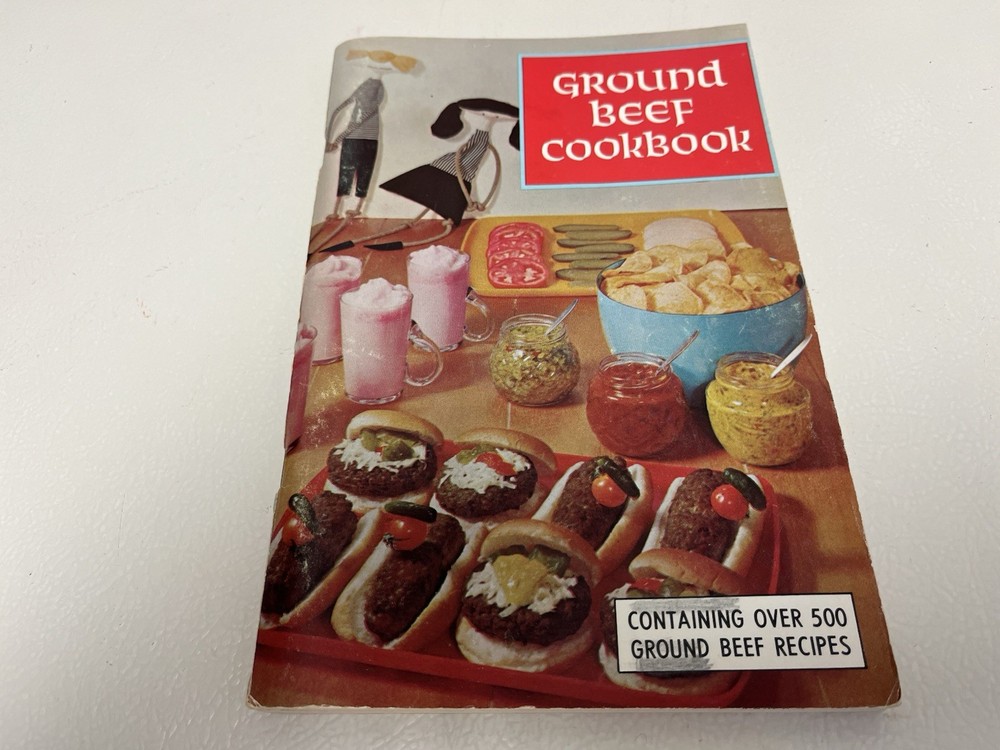 Vintage 1967 Ground Beef Cookbook Over 500 Recipes. 7/25/25 C