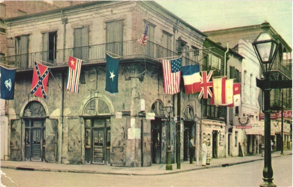 New Orleans Louisiana The Old Absinthe House Vintage Postcard-image