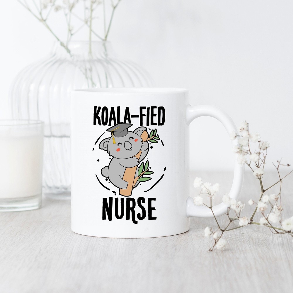 Koala Fied Nurse Mug Nurse Mug Nurse Gift Nurse Appreciation Rn Gift Rn Mug
