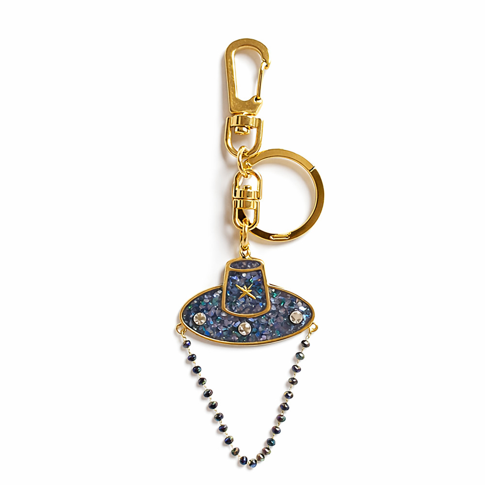 Korean Gat Keychain Traditional Hat Souvenir Lucky Charm Bag Pendant Gift