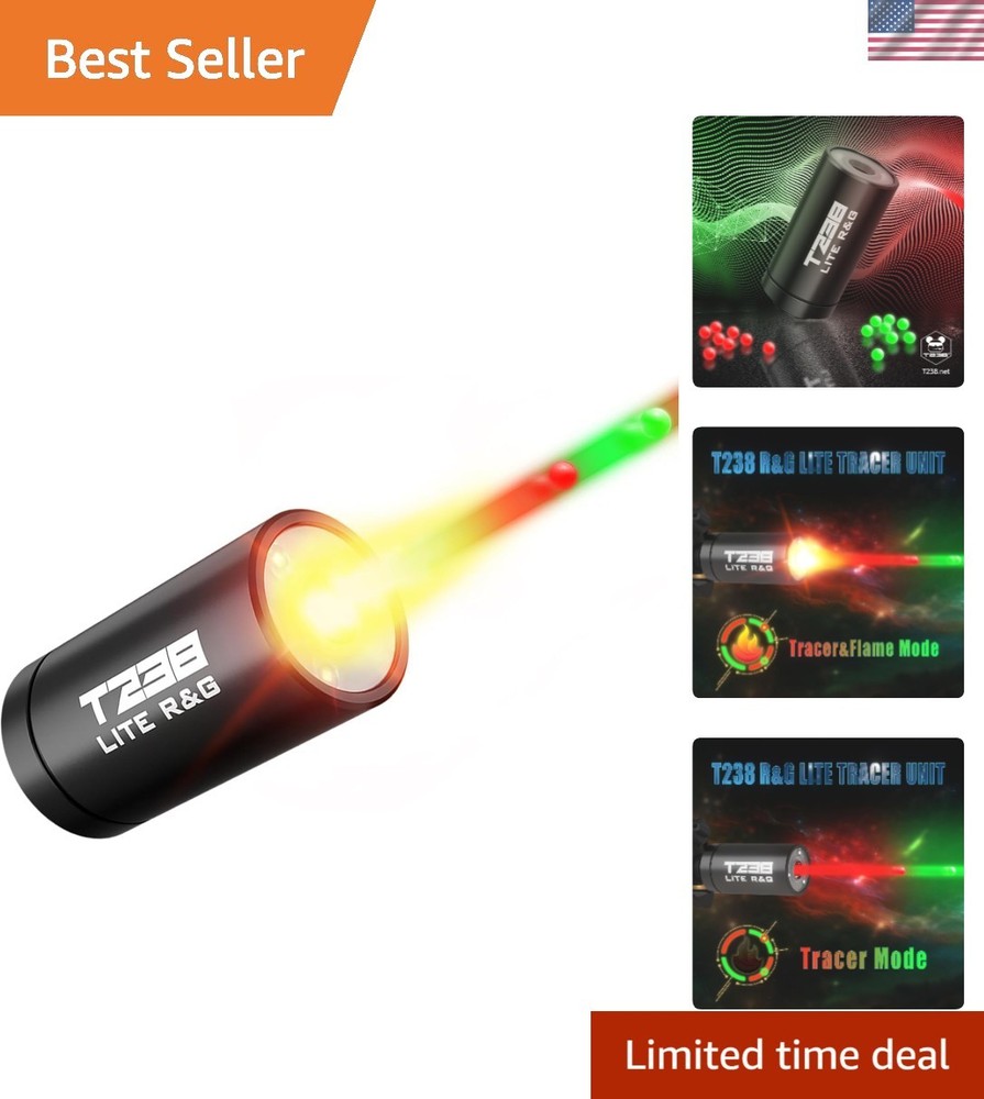 R&G Airsoft Tracer Unit - Tactical Muzzle Flash Simulator, 14mm CCW Interface