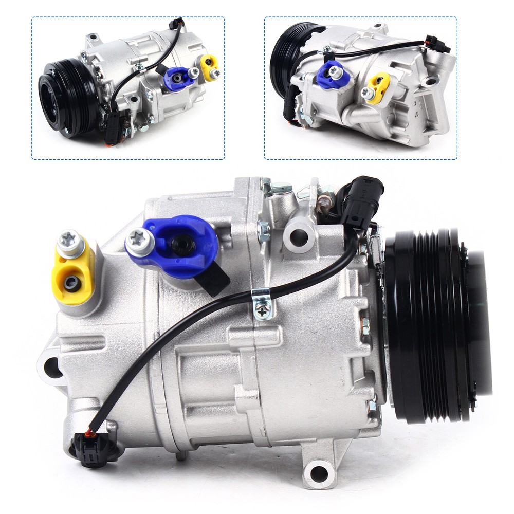 A/C Compressor & Clutch CSE717 Fit For BMW X5 07-10 3.0L 64529185143 57647 58647