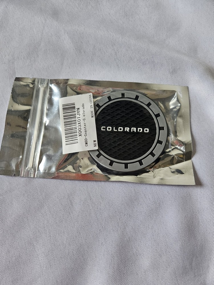 Colorado 2 pk Cup Mat Car Drink Holder Insert Silicone Coaster