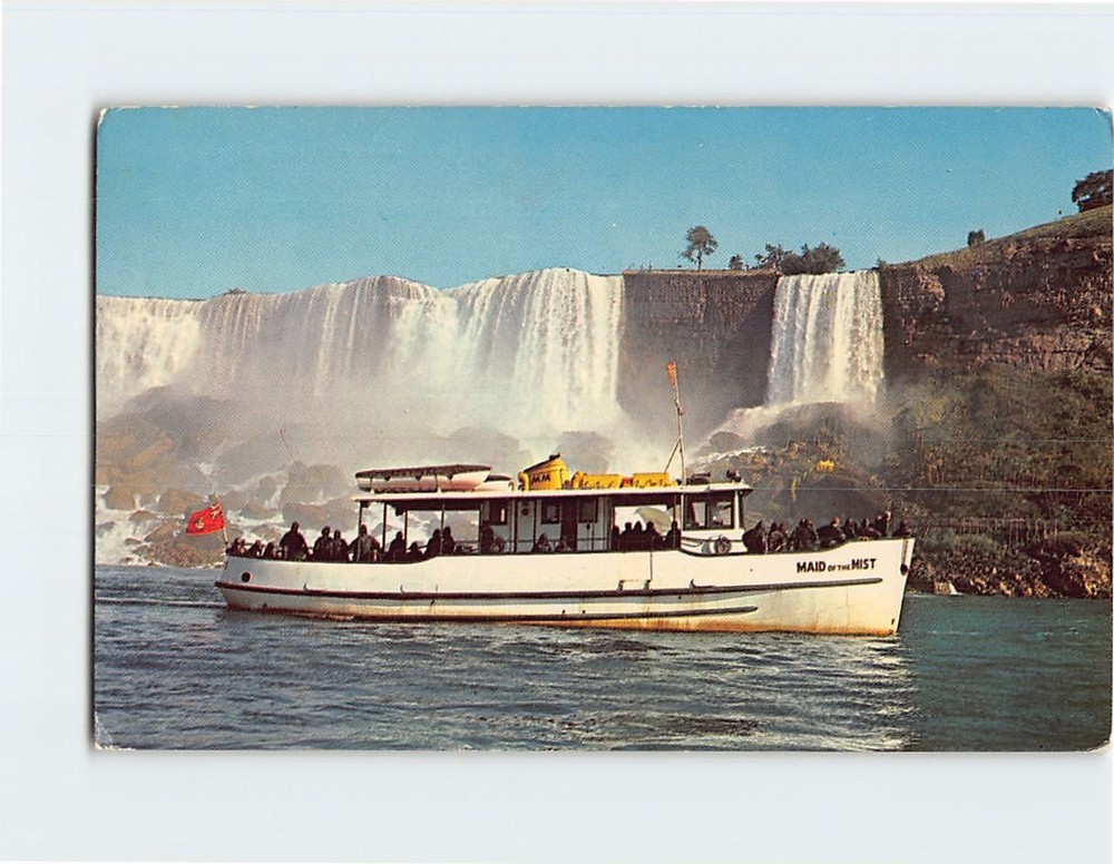 Postcard Maid of the Mist Niagara Falls New York USA