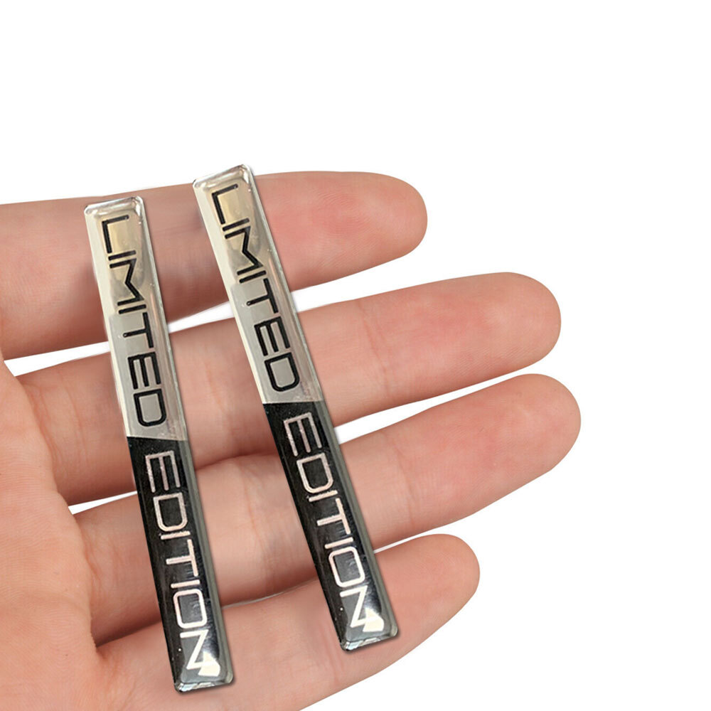 2pcs Car Motorcycle 3D Limited Edition Emblem Sticker Badge Accessories