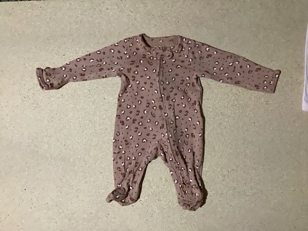 Carter's Child of Mine Newborn Leopard Print One Piece