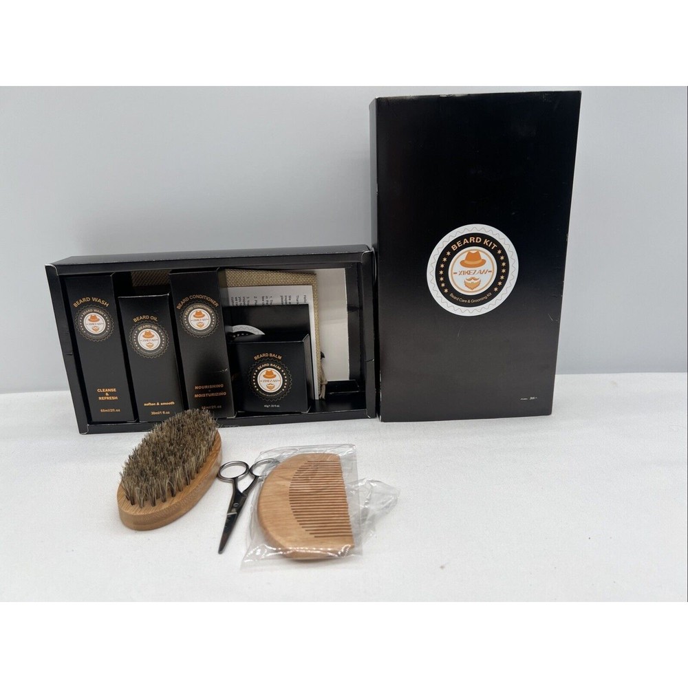 XIKEZAN Upgraded Beard Care And Growth Kit expired 01/16/2024