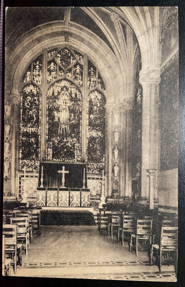 Vintage Postcard 1930's Cathedral of St. John the Divine, Chapel, New York City