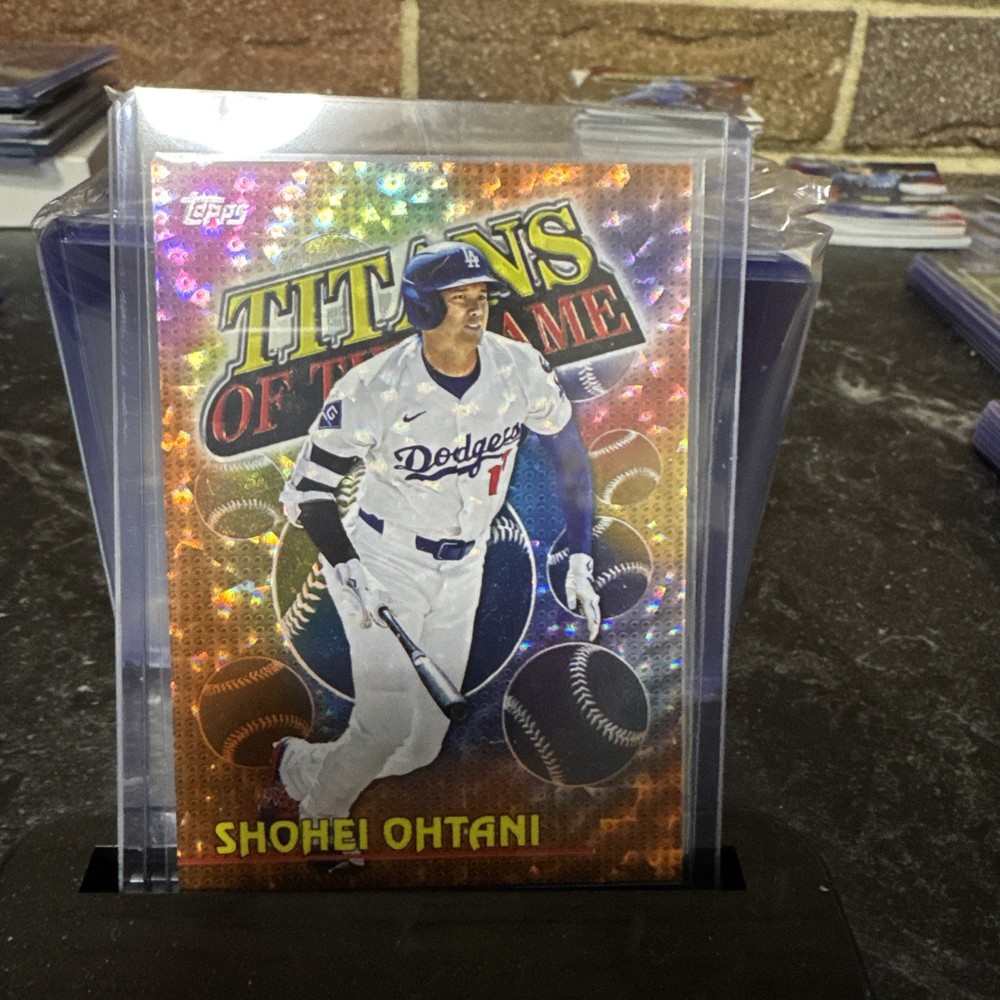 2026 Topps Series 1 Shohei Ohtani Titans Of The Game Orange 13/25