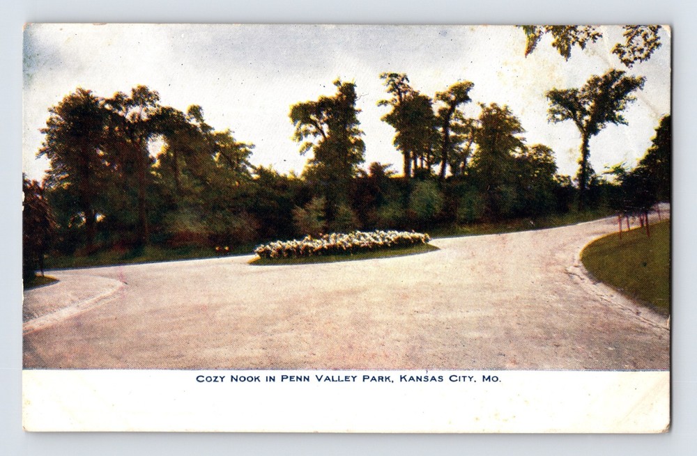 Postcard Missouri Kansas City MO Penn Valley Park 1910s Unposted Divided Back