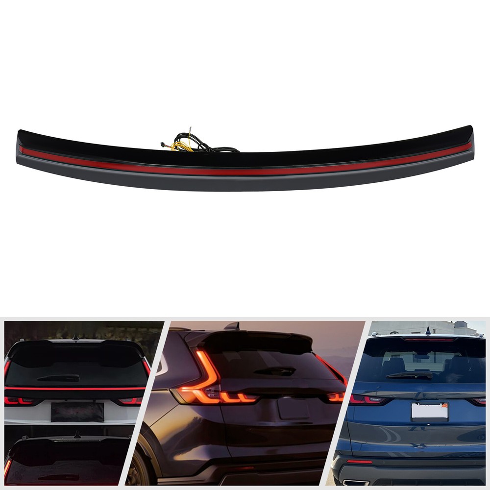 For Honda CR-V CRV 2023 - 2024 Rear Door Trunk LED Tail Light w/ Wiring Kit Trim