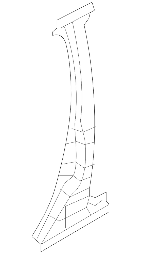 Genuine Nissan Center Pillar Reinforced G6571-5SPMA