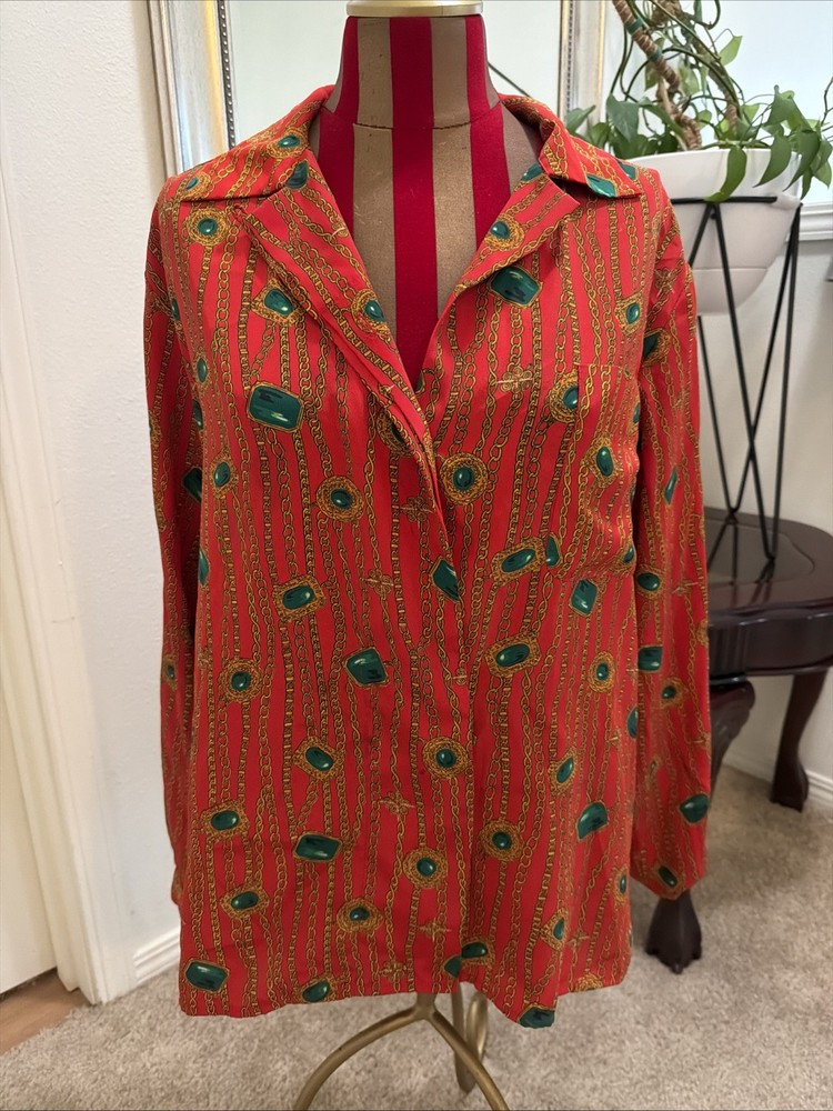 Vintage DG Women’s Blouse Size L button down