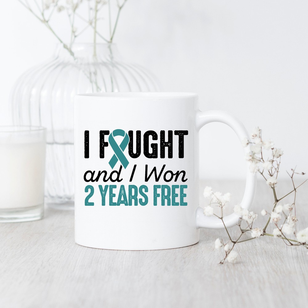 2-Year Ovarian Cancer Survivor Celebration Mug