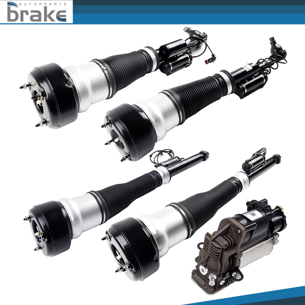 5x Front Rear Air Suspension Strut Compressor For Mercedes W221 S550 4Matic 4WD