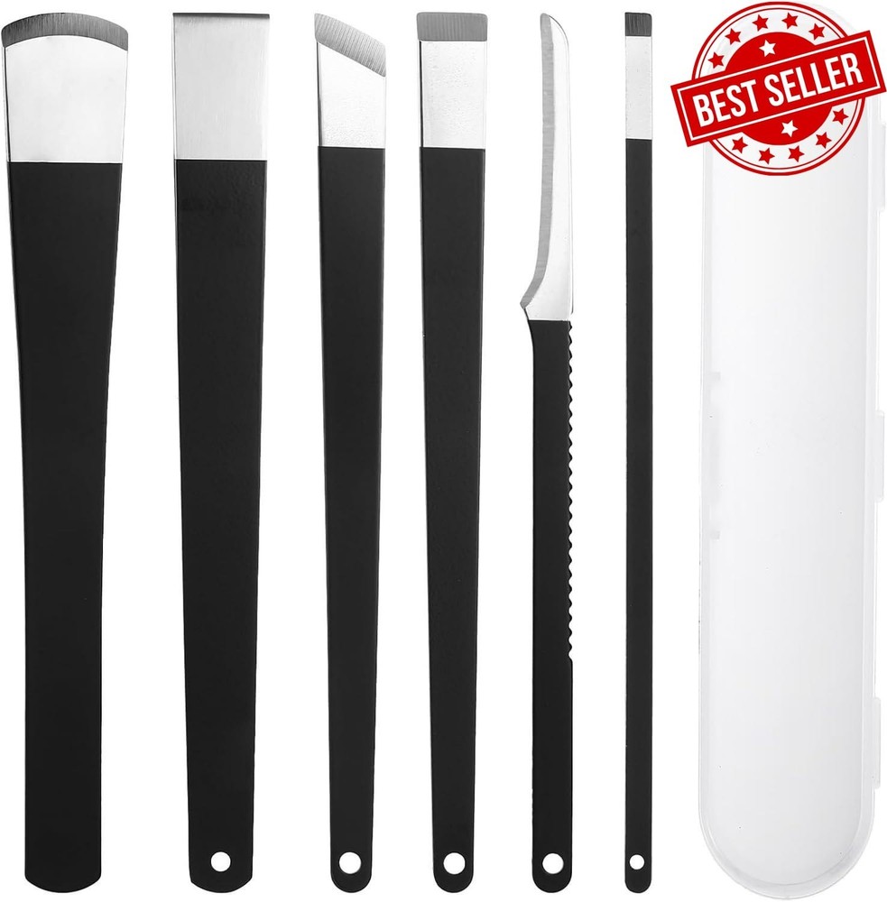 6PCS Stainless Steel Ingrown Toenail Removal and Pedicure Kit