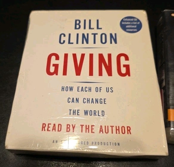Giving : How Each of Us Can Change Audio by Bill Clinton NEW SEALED