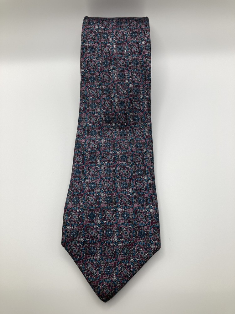 Bert Pulitzer Neck Tie 100% Silk Made In USA 58”x 3.25”