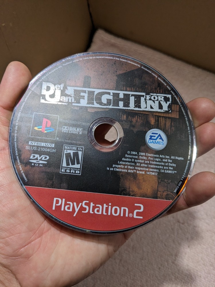 Def Jam Fight For NY (Sony PlayStation 2 PS2) Greatest Hits - NOT WORKING