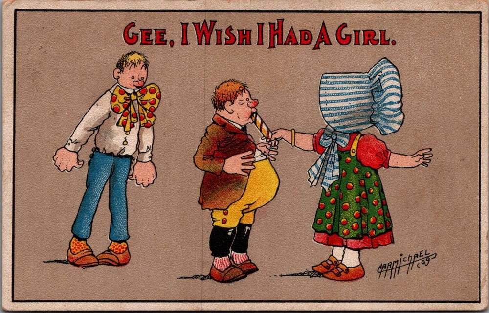 1908 Comic Postcard 