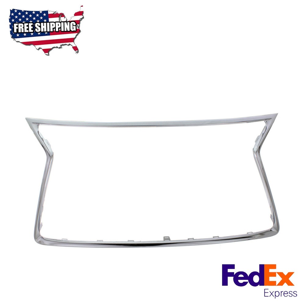 2013-2017 Lexus LS460 Chrome Grille Trim for Base & F Sport Models