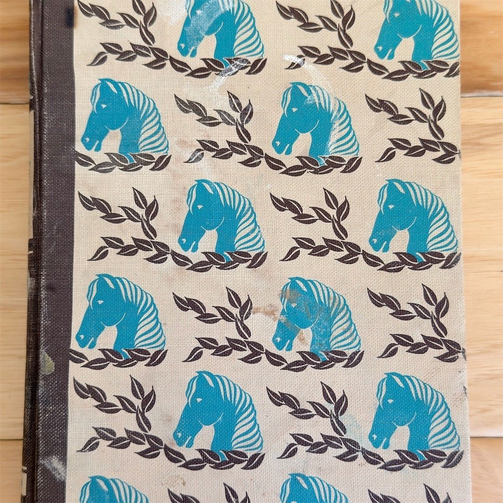 Vintage 1945 Black Beauty Book, Anna Sewell, Fritz Eichenberg, Junior Library