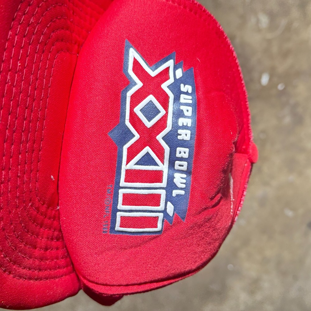 Vintage NFL Super Bowl 23 1988 Snapback Hat Red 49ers Trucker Mesh Winston