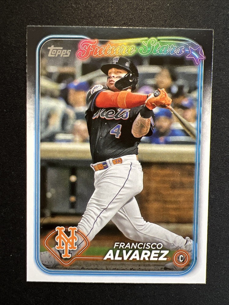 2024 Topps Series 2 Future Stars #383 Francisco Alvarez New York Mets Rookie Card ⚾🔥