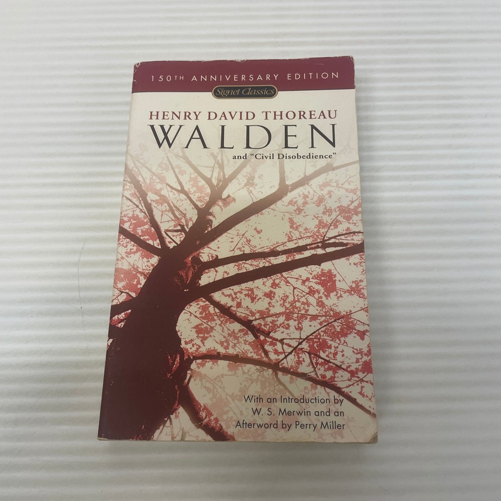 Walden Philosophy Paperback Book by Henry David Thoreau 150th Anniversary 1999