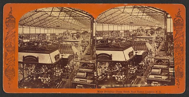 Main building,exhibit,interior,1876 Centennial Exposition,Philadelhpia,PA