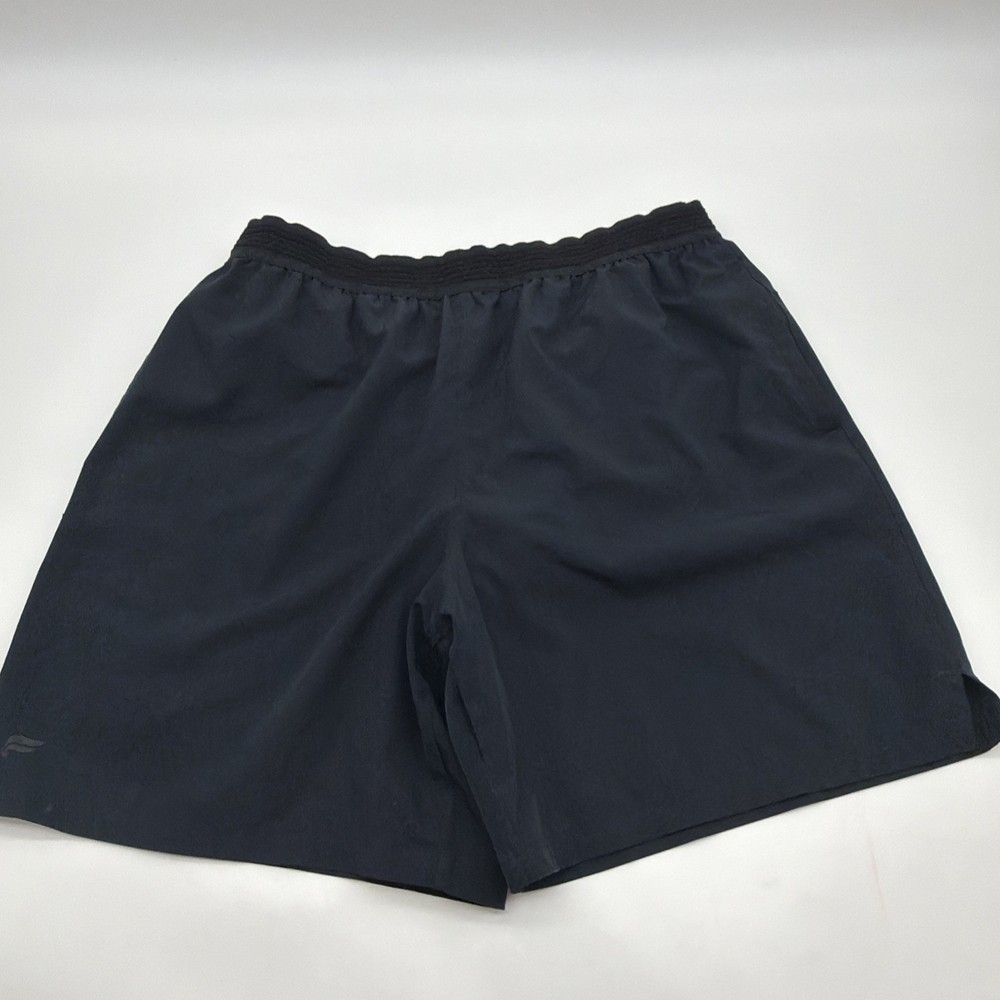 Fabletics Shorts Men L Black Solid Logo Pockets .#45789
