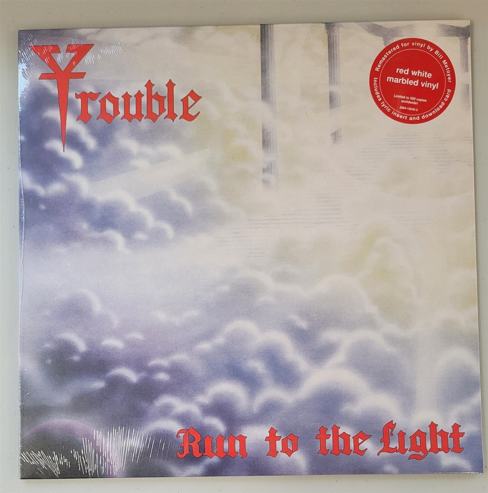 Trouble Run To The Light Red White Marbled Vinyl LP Record new 2023 reissue