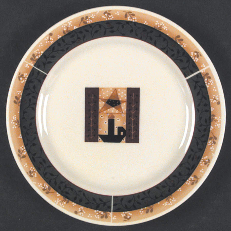 Sakura Christmas Patch Salad Plate 6977597