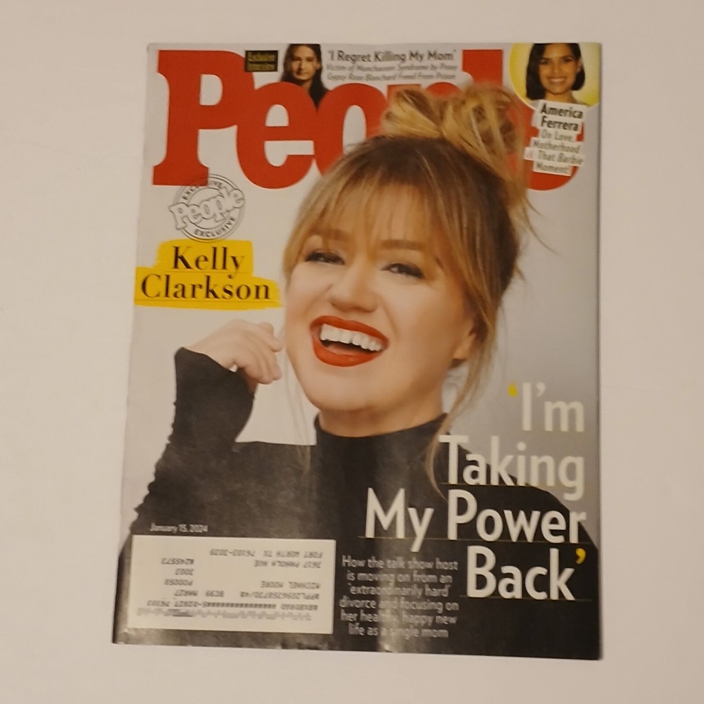 People Magazine Jan 15 2024 Kelly Clarkson Taking Back Her Power