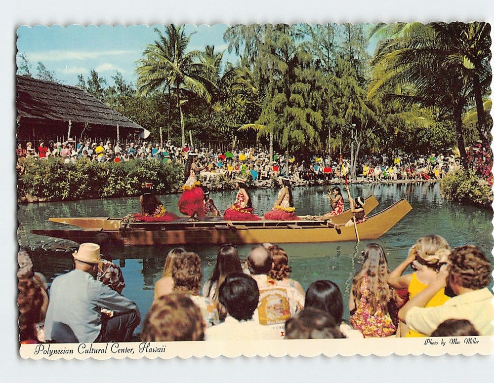 Postcard Polynesian Cultural Center, Laie, Hawaii