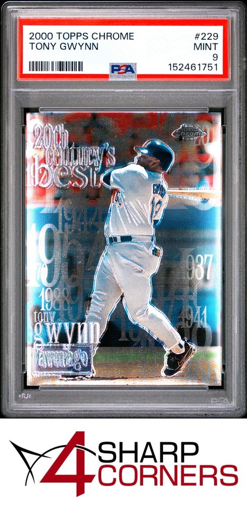 2000 Topps Chrome #229 Tony Gwynn Padres Hof Psa 9Low rates, marketing, expertise, & more: Consign today!