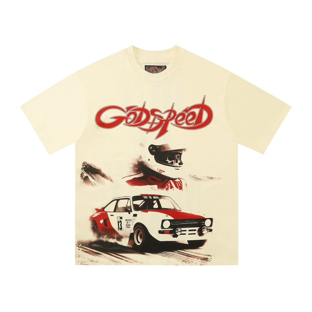 NEW Godspeed  Men's Abu Dhabi Desert Challenge Beige Cream T-Shirt