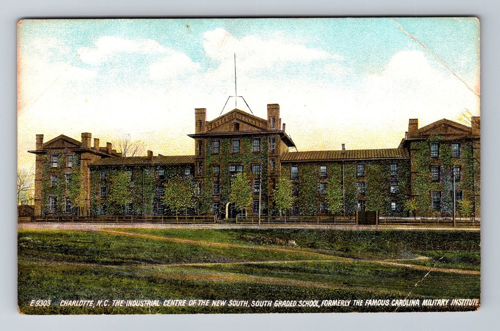 Charlotte NC-North Carolina The Industrial Centre Of New South Vintage Postcard