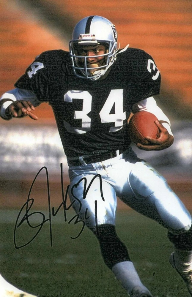 Bo Jackson Oakland Raiders Signed Portrait 8x10 PHOTO PRINT