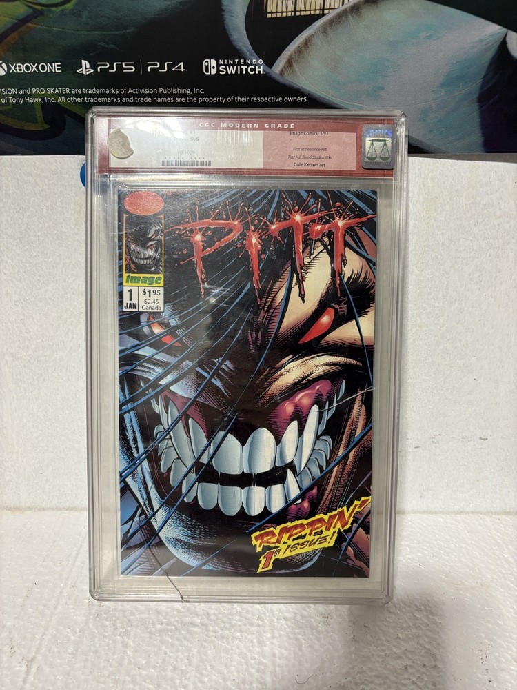 Pitt #1 Rare NEWSSTAND CGC 9.6 WP Dale Keown Cover - 1st Appearance -