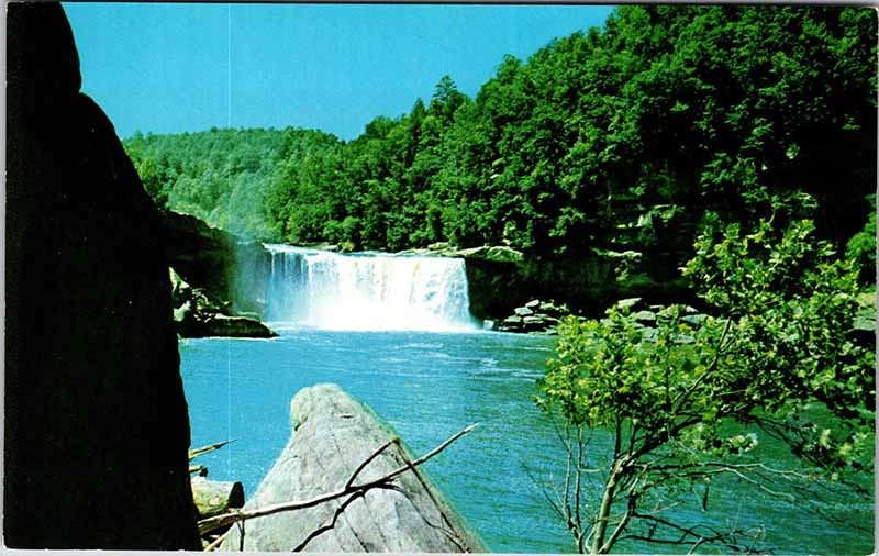 Postcard WATER SCENE Cumberlad Falls State Park Kentucky KY m/09 AM8527