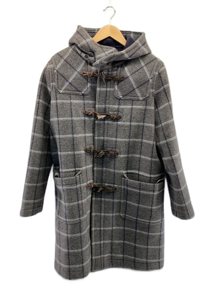 Masaki Matsushima Duffle Coat/48/Wool/Gry/Check 31701