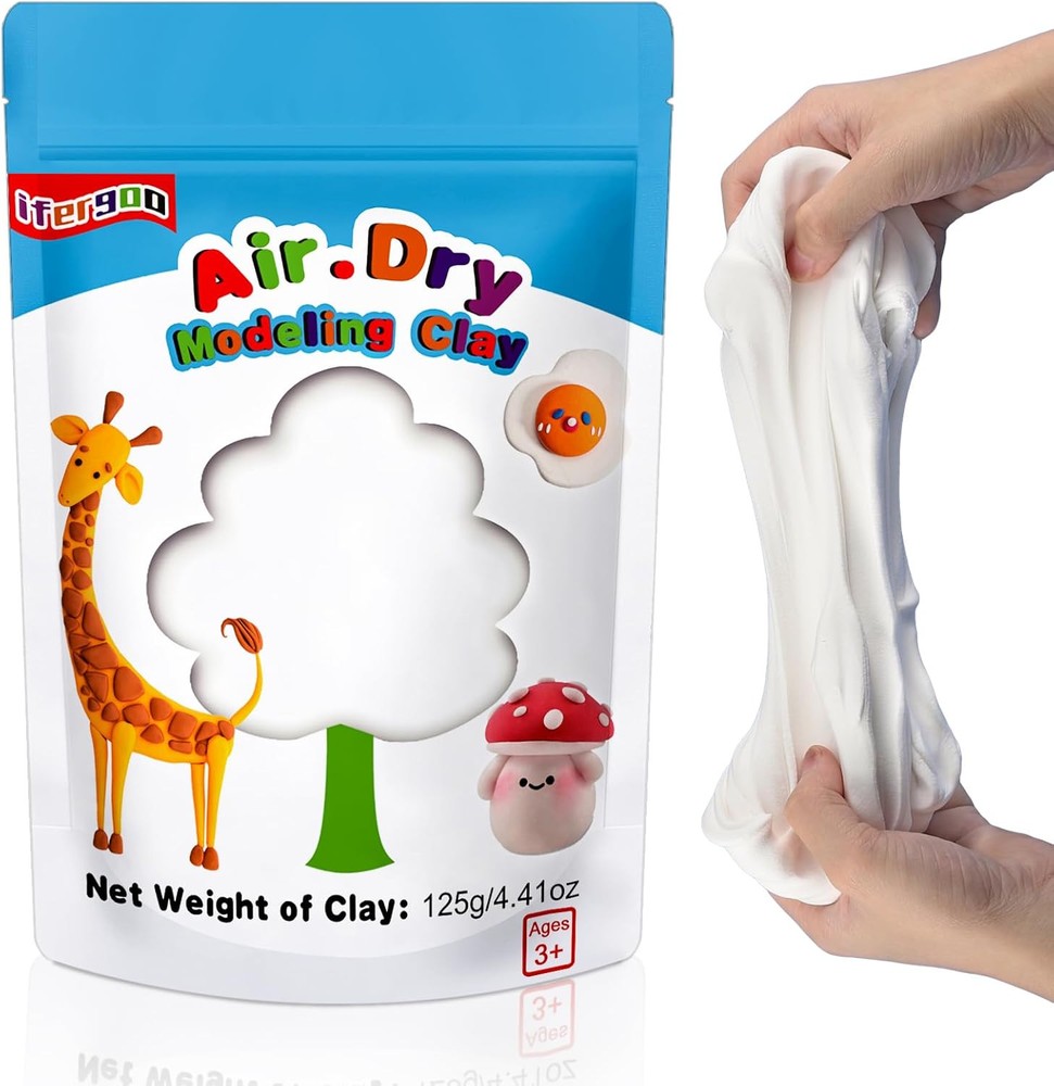 ifergoo Modeling Clay, 24/36 Colors Air Dry Clay Best Gift for White Color