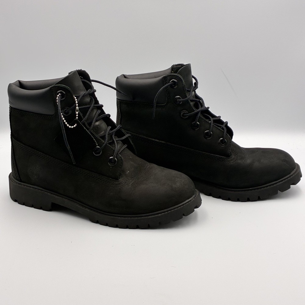 Timberland Premium 6 inch Mens Boots 6 M Black Nubuck Waterproof Insulated