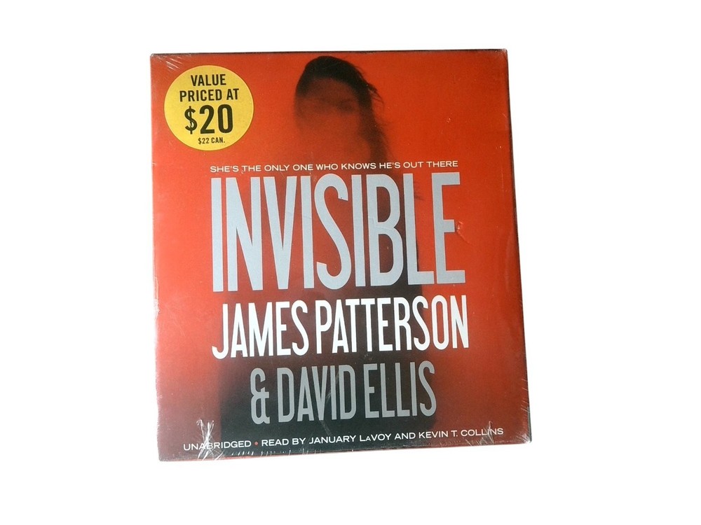 Invisible by James Patterson & David Ellis Audiobook CDs Unabridged 8 Discs