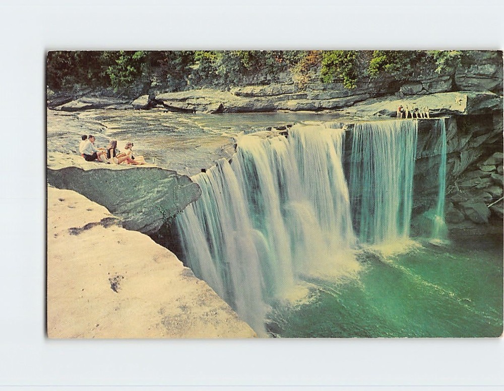 Postcard Cumberland Falls State Park Corbin Kentucky USA