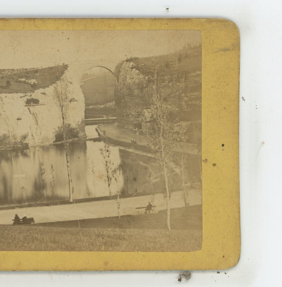 Parc des Buttes Chaumont Paris France Stereoview